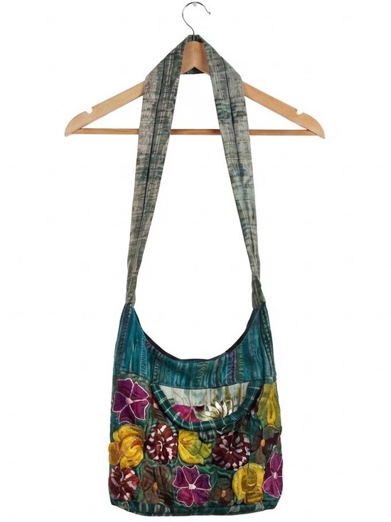 Handbags - Mexican Hippie Boho Embroidered Tapestry Hobo Shoulder Bag NWOT